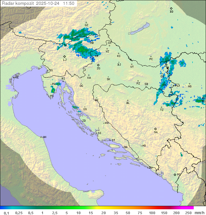 Padavine Hrvaška