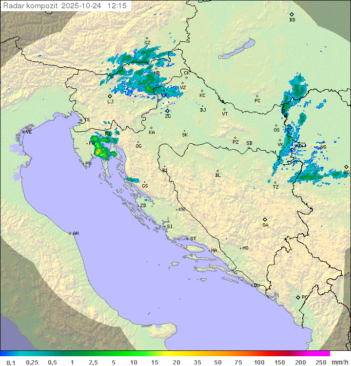 Padavine Hrvaška