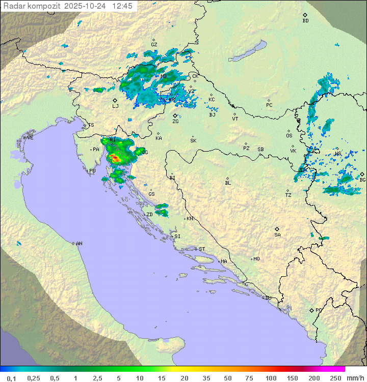 Padavine Hrvaška