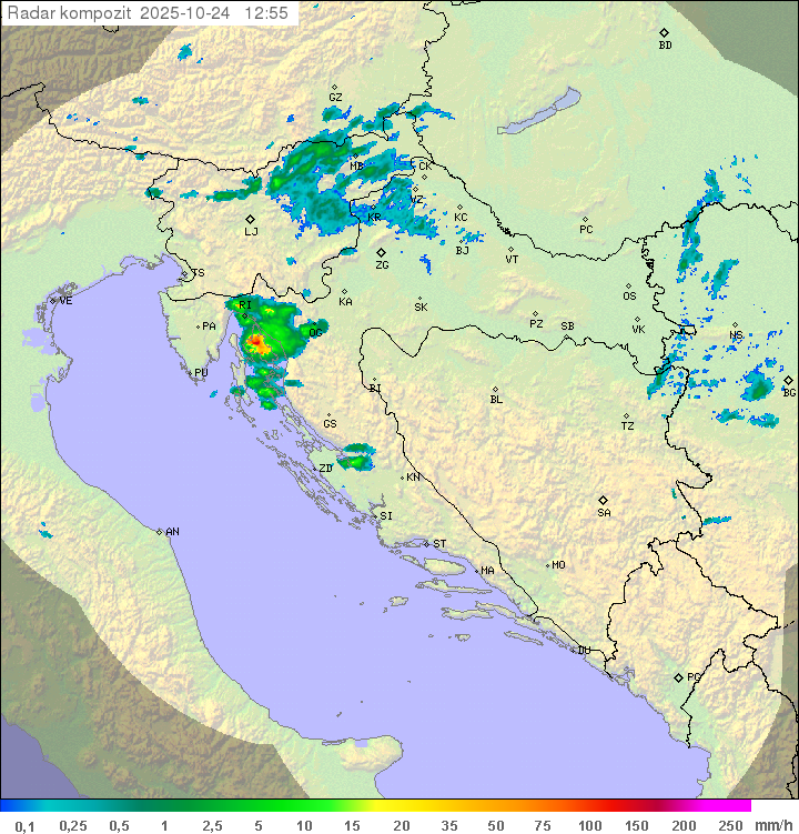 Padavine Hrvaška