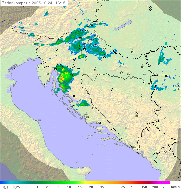Padavine Hrvaška