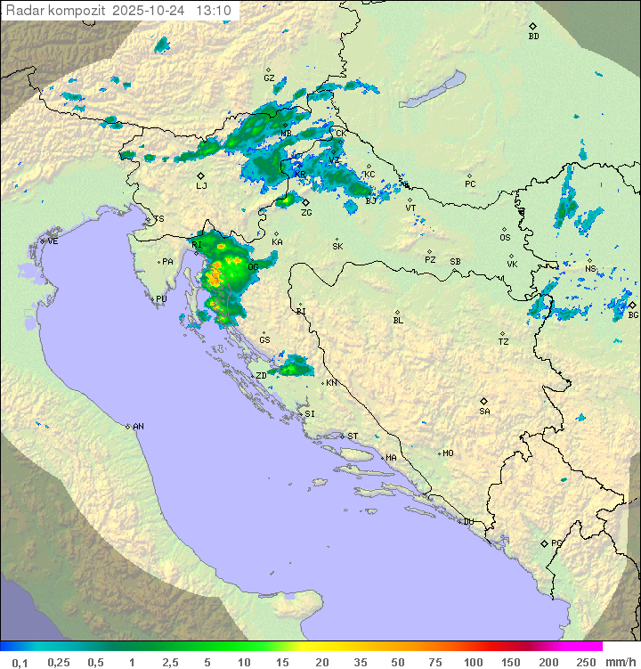 Padavine Hrvaška
