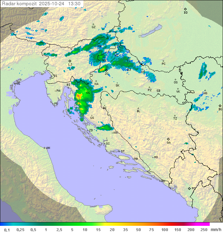 Padavine Hrvaška