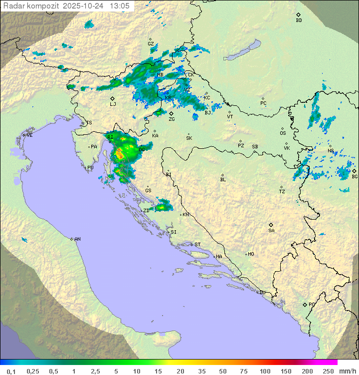 Padavine Hrvaška