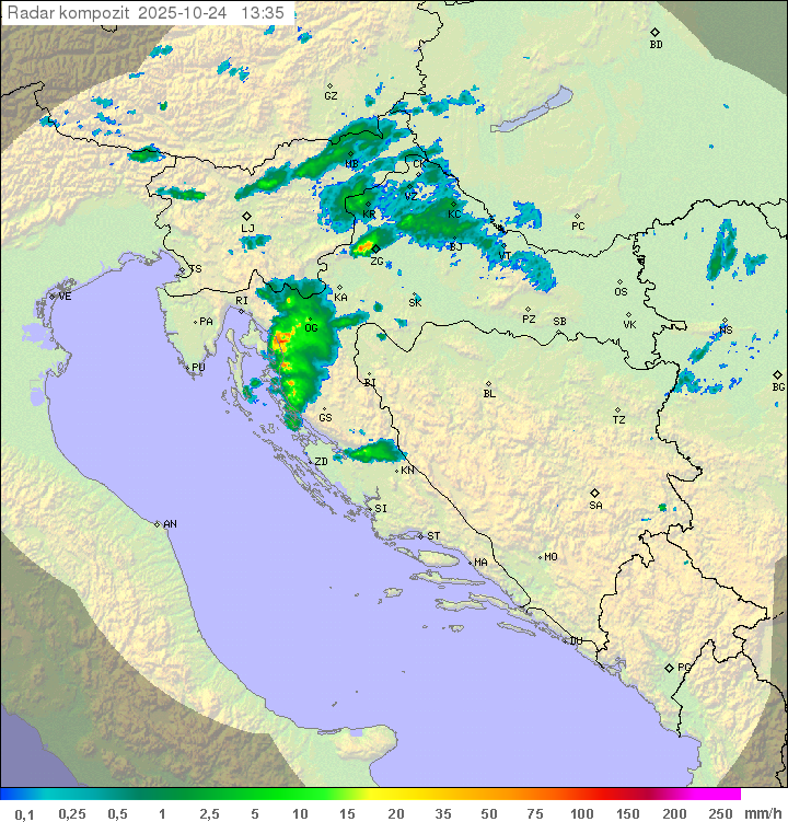 Padavine Hrvaška