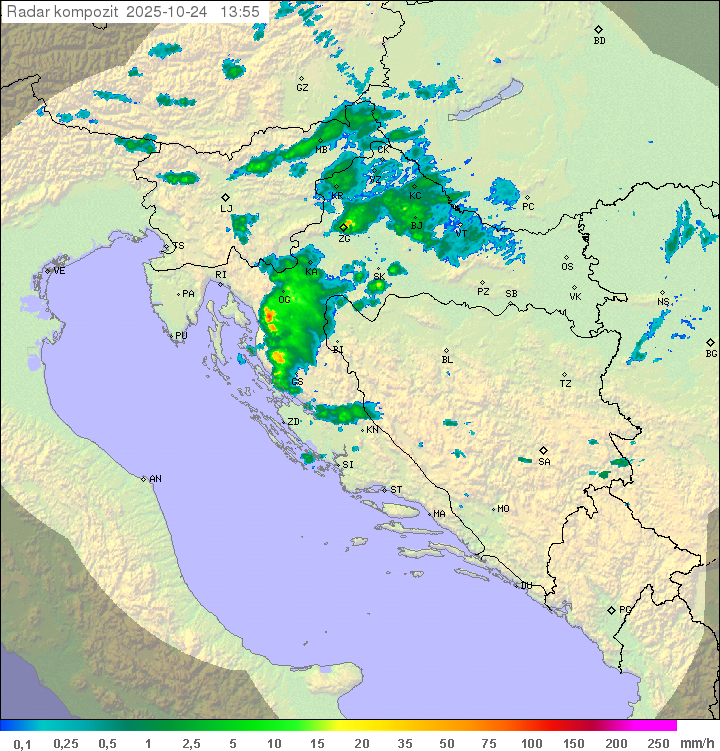 Padavine Hrvaška