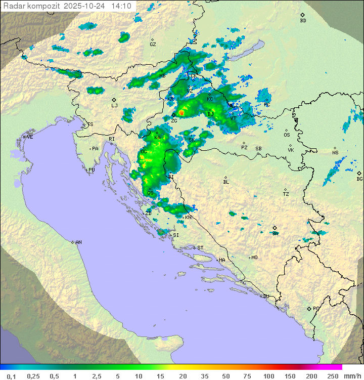 Padavine Hrvaška