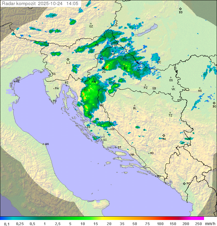 Padavine Hrvaška