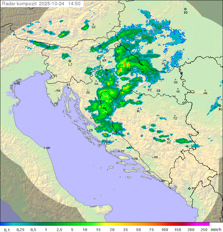 Padavine Hrvaška
