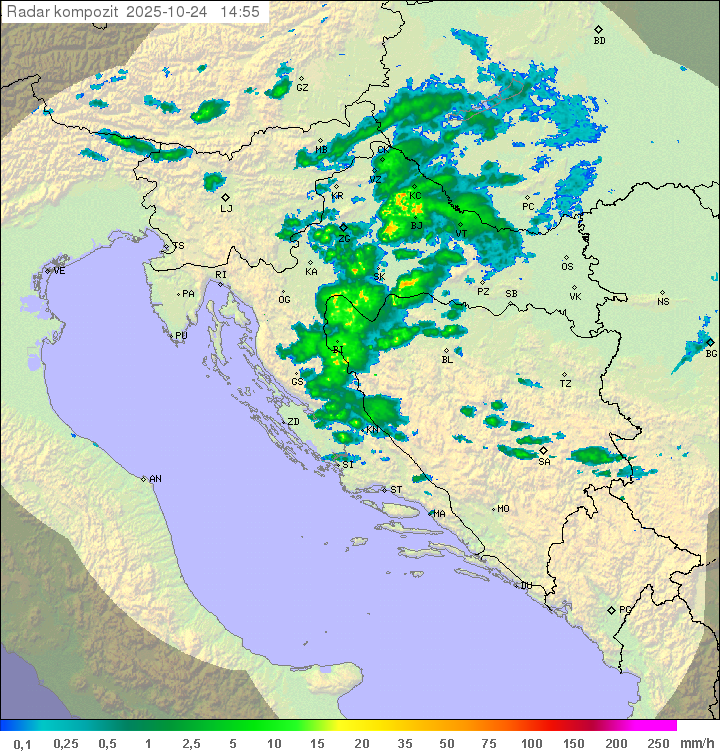 Padavine Hrvaška