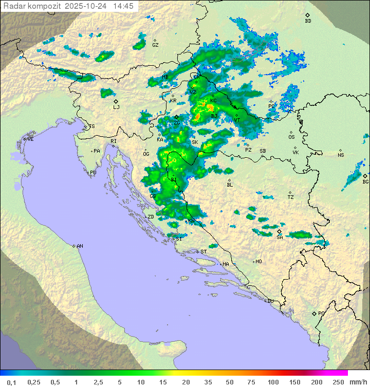 Padavine Hrvaška