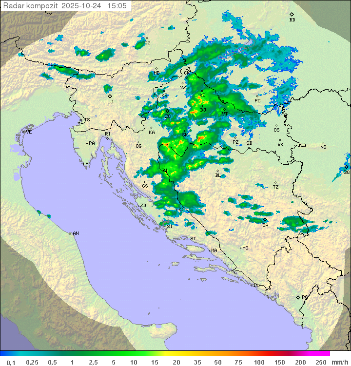Padavine Hrvaška