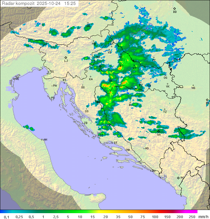 Padavine Hrvaška