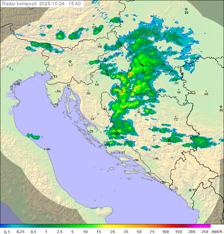 Padavine Hrvaška