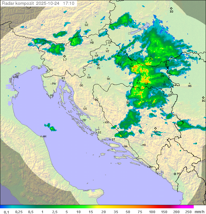 Padavine Hrvaška