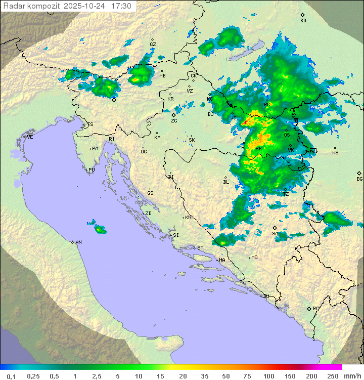 Padavine Hrvaška