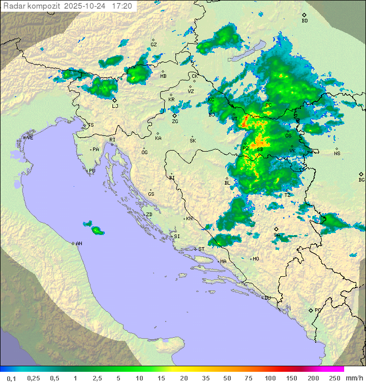 Padavine Hrvaška