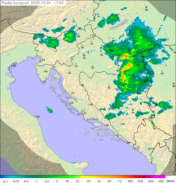 Padavine Hrvaška
