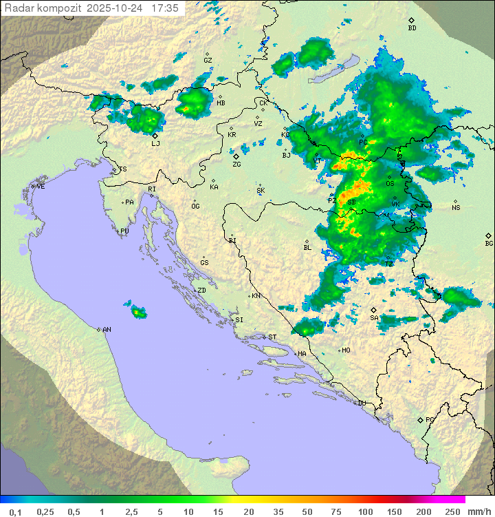 Padavine Hrvaška