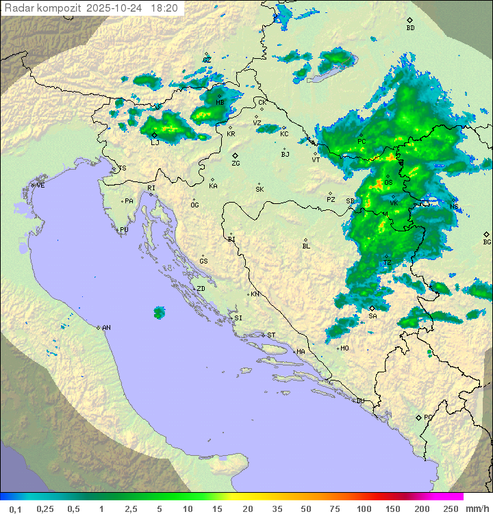 Padavine Hrvaška