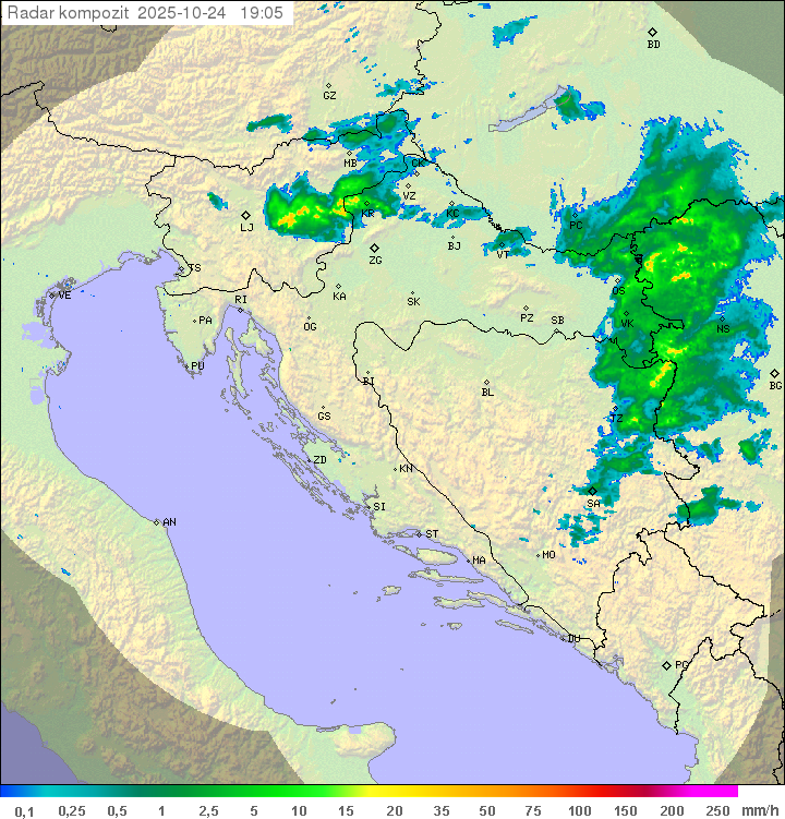 Padavine Hrvaška