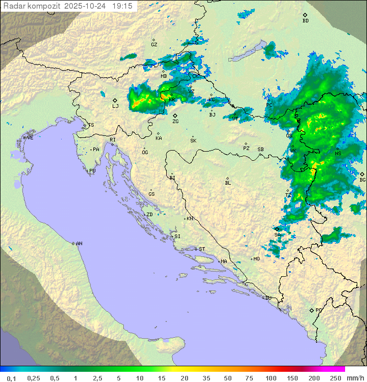 Padavine Hrvaška