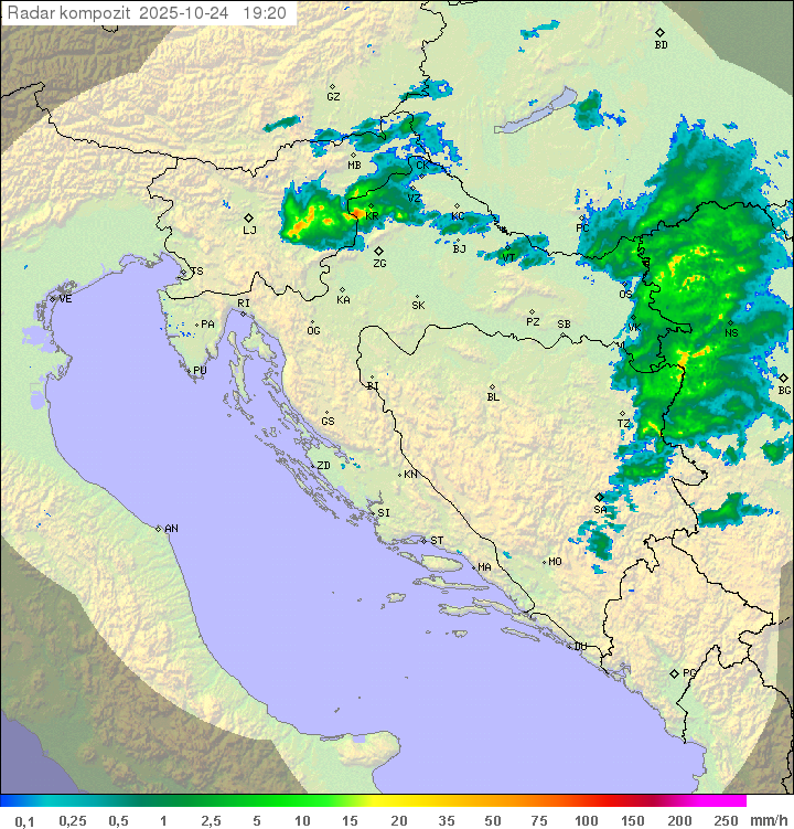 Padavine Hrvaška