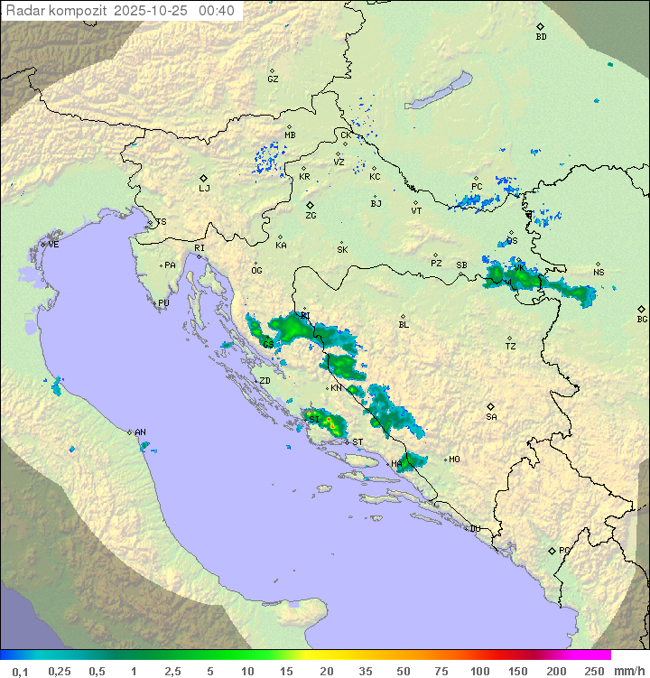 Padavine Hrvaška