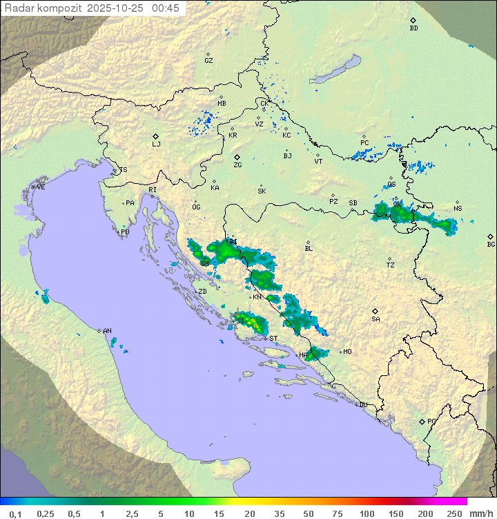 Padavine Hrvaška