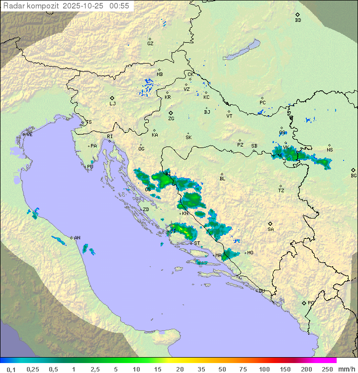 Padavine Hrvaška