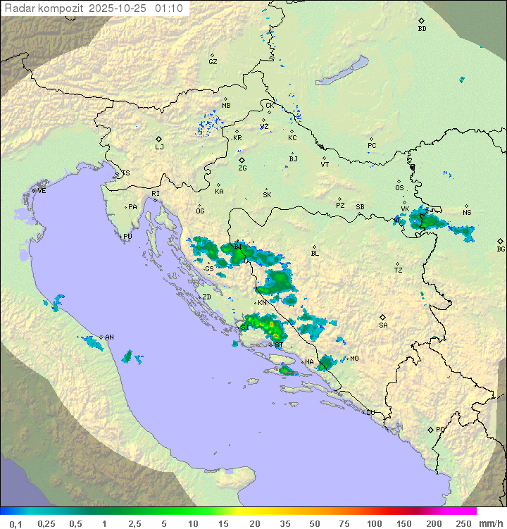 Padavine Hrvaška