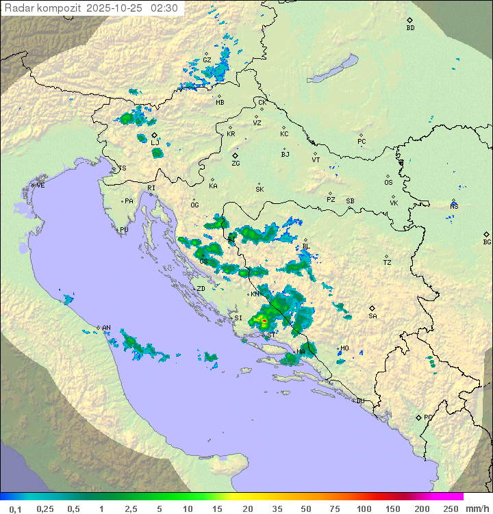 Padavine Hrvaška