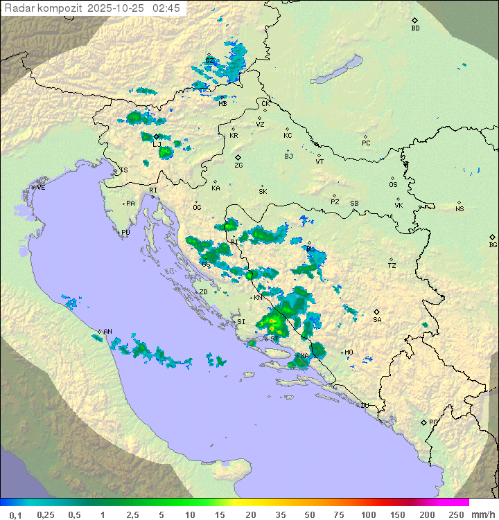 Padavine Hrvaška