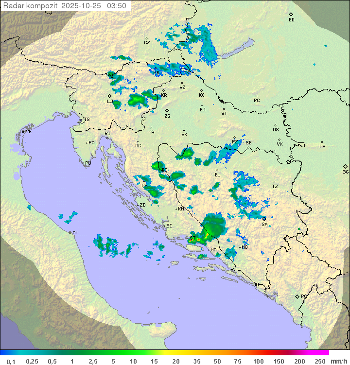 Padavine Hrvaška