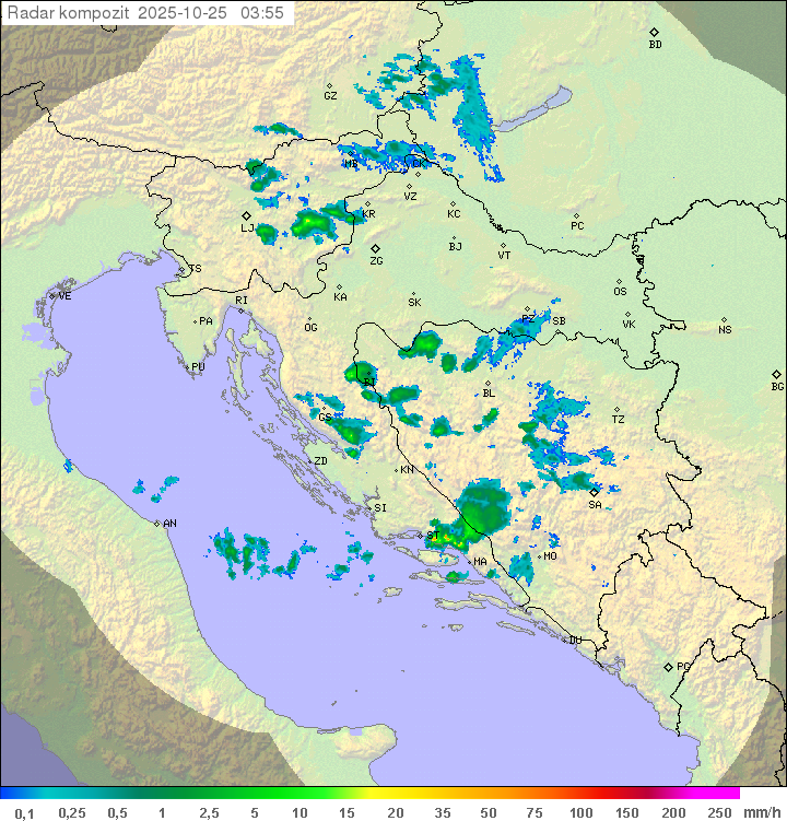 Padavine Hrvaška
