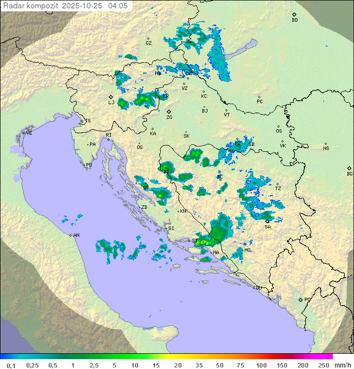 Padavine Hrvaška