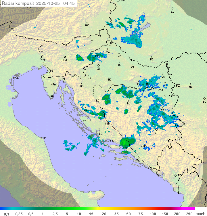 Padavine Hrvaška