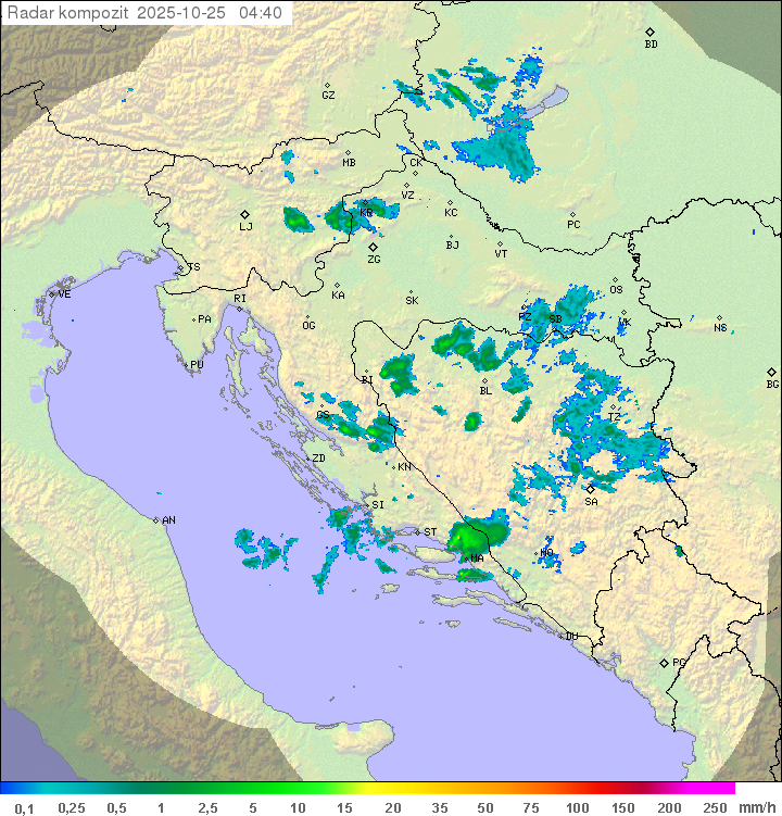 Padavine Hrvaška