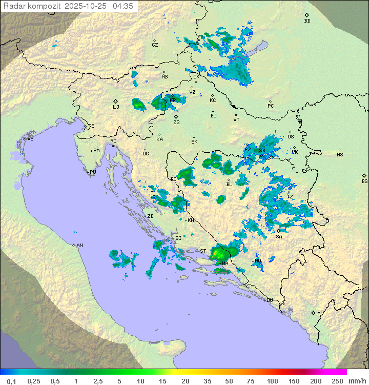 Padavine Hrvaška
