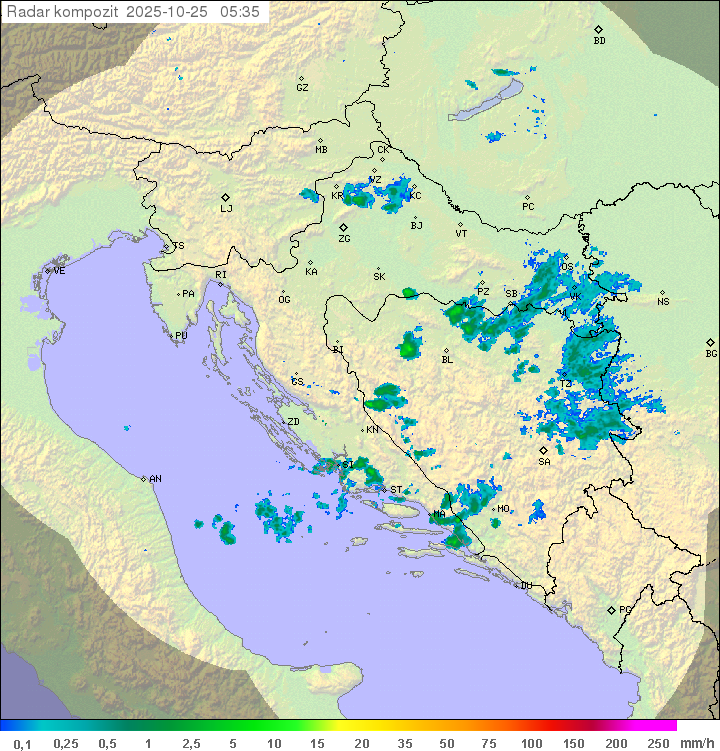 Padavine Hrvaška
