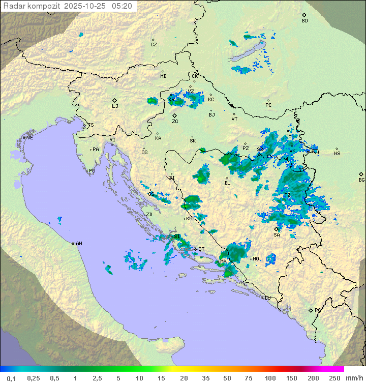 Padavine Hrvaška