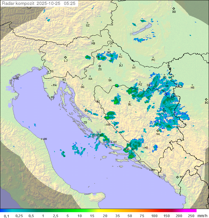 Padavine Hrvaška