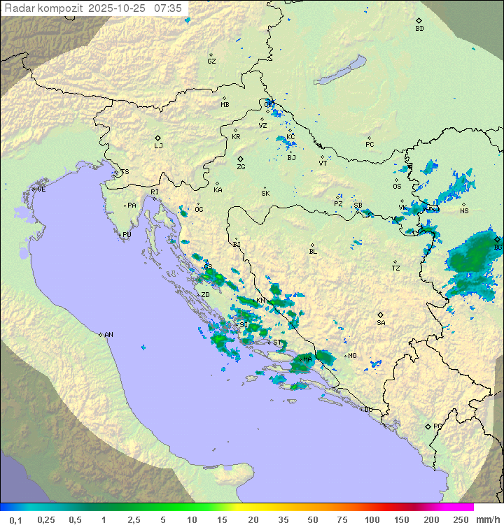Padavine Hrvaška