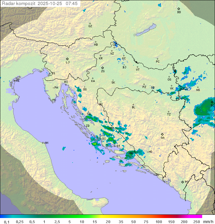 Padavine Hrvaška