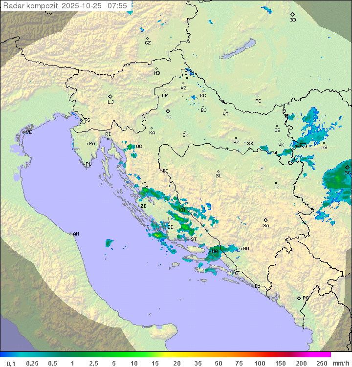 Padavine Hrvaška