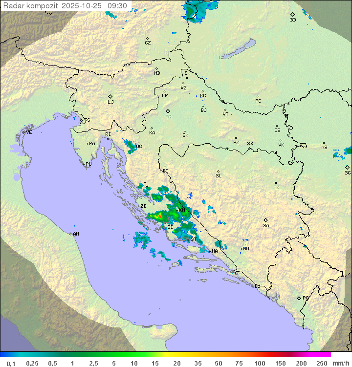 Padavine Hrvaška