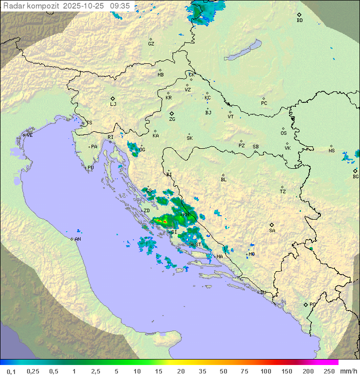 Padavine Hrvaška