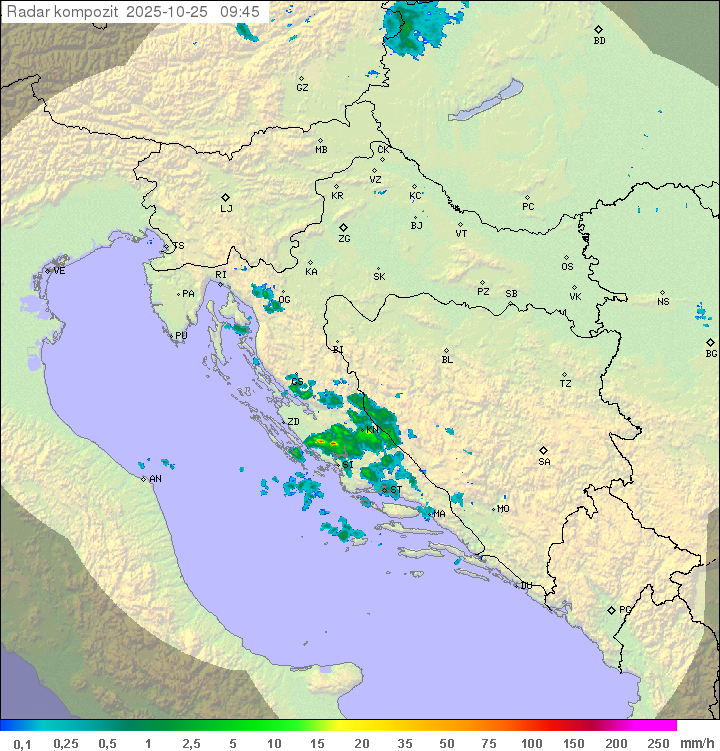 Padavine Hrvaška