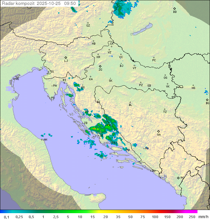 Padavine Hrvaška