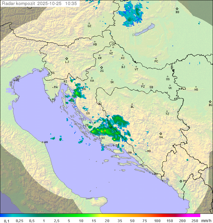 Padavine Hrvaška